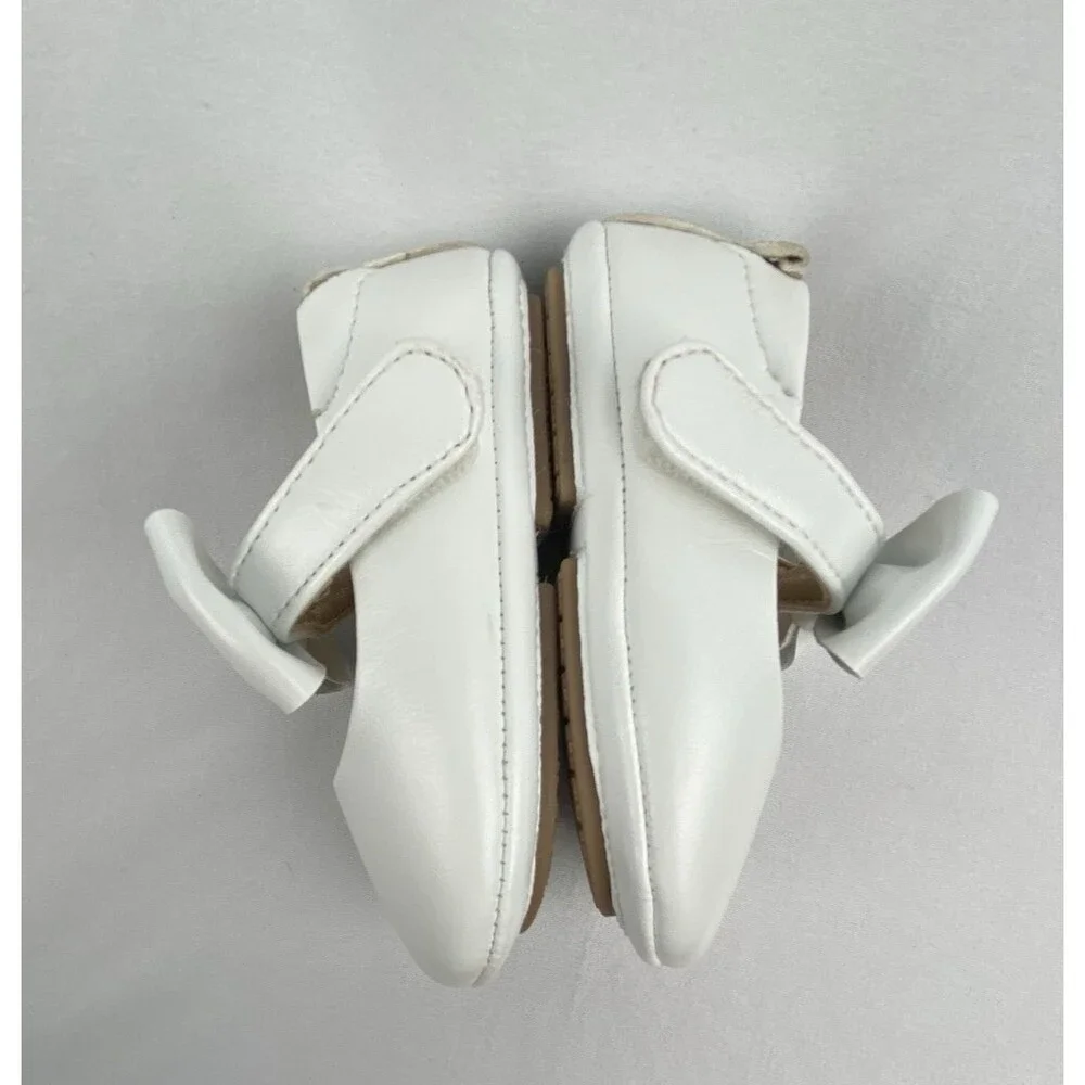 Felix & Flora Mary Jane‎ Shoes Baby Girls Size 12 Adjustable Strap Bow MINT!